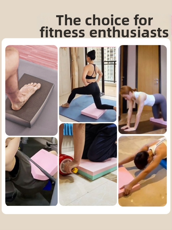 Балансираща мека подложка, плоска подложка, опорна подложка за рехабилитация, стабилна подложка за лакът, мека, сгъваема, мека, против хлъзгане, постелка за тренировки на коремни мускули