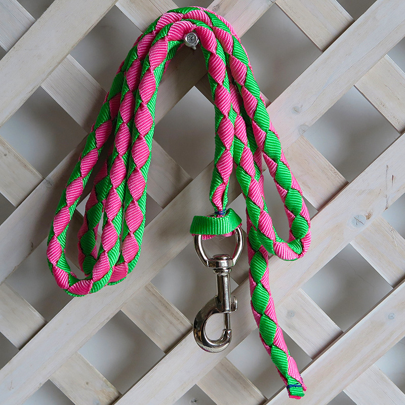 16 mm paksune pulsaatorköis, paksendatud hõbedasulamist suure konksuga hobuseköis, neljaharuline kootud lemmikloomaköis