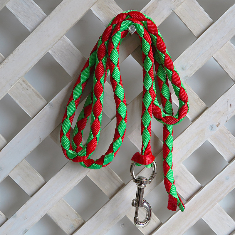 16 mm paksune pulsaatorköis, paksendatud hõbedasulamist suure konksuga hobuseköis, neljaharuline kootud lemmikloomaköis