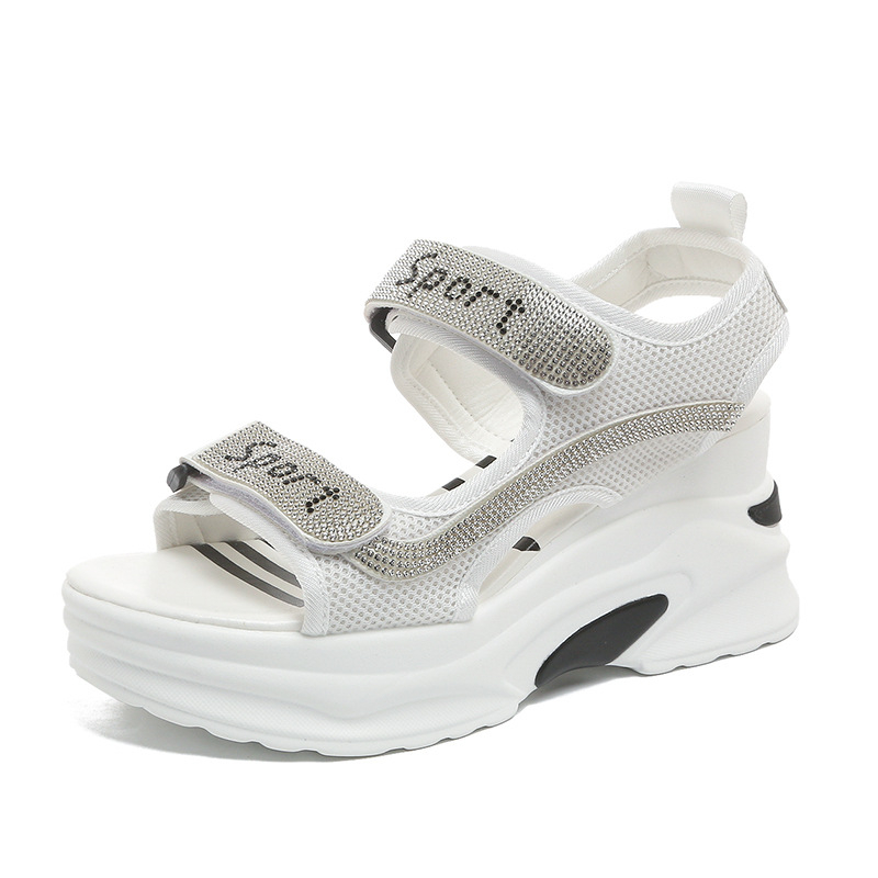Γυναικεία Σανδάλια Πλατφόρμας 2025 Καλοκαίρι Νέα Casual Αθλητικά Σανδάλια Velcro Cross Border plus size σε απόθεμα