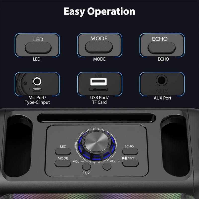 HY-3316 Bluetooth-kõlarid, lähtetehased, suured piiriülesed platvormiplahvatused, täielik kvalifikatsioon
