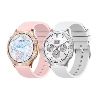 Lagani luksuzni ženski dijamantni AK53 pametni sat 1,32 inča Bluetooth poziv otkucaji srca zdravi sportski prekogranična vanjska trgovina japanski