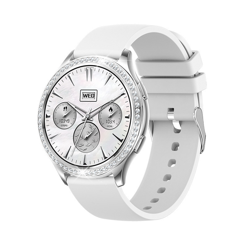 Lagani luksuzni ženski dijamantni AK53 pametni sat 1,32 inča Bluetooth poziv otkucaji srca zdravi sportski prekogranična vanjska trgovina japanski