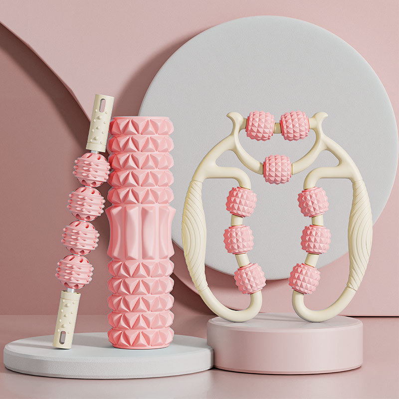 Abijalgade treeningvahend Vahtrull Ilus jalgade massaažipulk Jalaklamber Massaaž Jala Fitnessi Treeningvarustus Joogakolonn