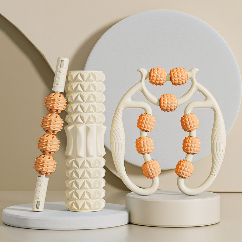 Abijalgade treeningvahend Vahtrull Ilus jalgade massaažipulk Jalaklamber Massaaž Jala Fitnessi Treeningvarustus Joogakolonn