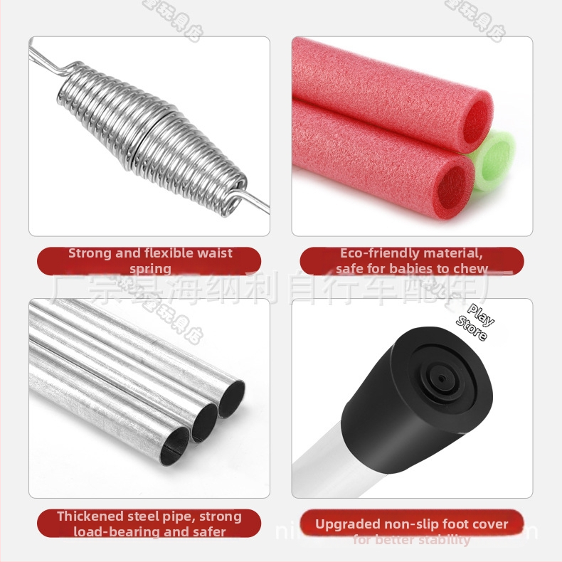 Детски батут за дома, закрит, малко бебешко скачащо легло, семейство със защитна мрежа, детски подскачащи играчки, легло за търкане