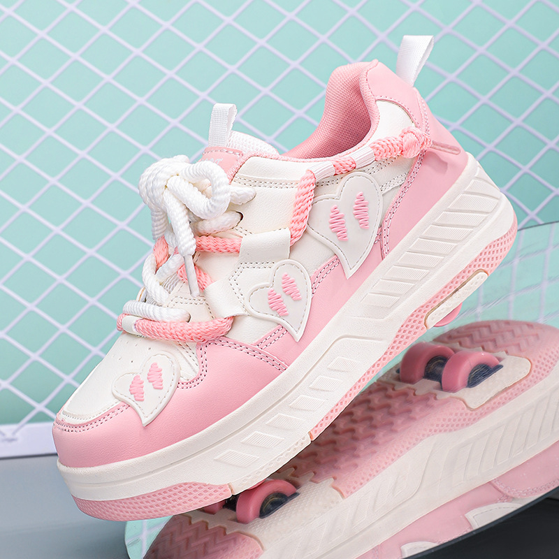 Keturračiai helooniniai batai vaikams, deformaciniai batai berniukams ir mergaitėms, dvigubos paskirties tarpvalstybiniai riedučiai, dviejų eilių riedučiai suaugusiems