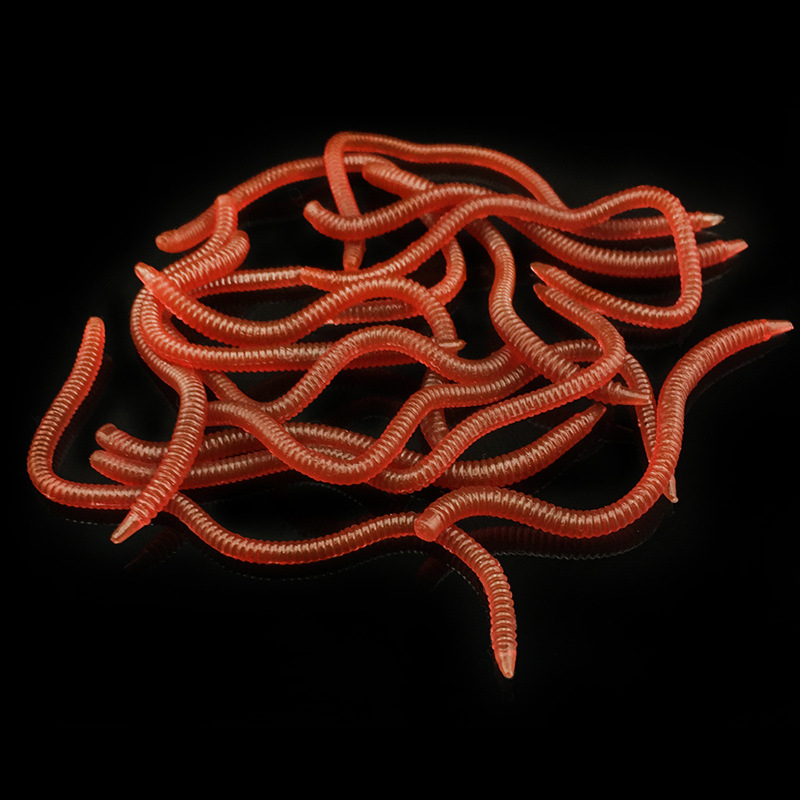 TOPLINE puha giliszta csali műcsalik öltöny 8 cm 10 cm PET anyagból giliszta szett doboz csali horgászfelszerelés határokon átnyúló e-kereskedelem