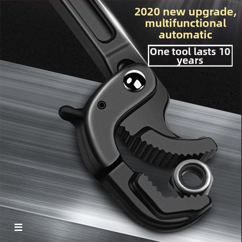 Многофункционален регулируем гаечен ключ, универсален инструмент, самозаключващи се клещи за баня, водопровод, спестяващ труд, голям отвор