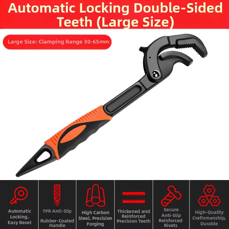 Többfunkciós állítható villáskulcs univerzális szerszámöltöny önzáró fogó fürdőszobai vízvezetékhez munkaerő-takarékos nagy nyílás