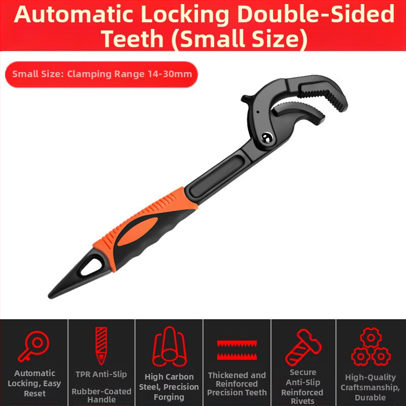 Többfunkciós állítható villáskulcs univerzális szerszámöltöny önzáró fogó fürdőszobai vízvezetékhez munkaerő-takarékos nagy nyílás