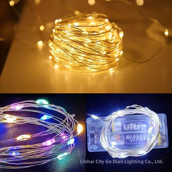 LED tarpvalstybinė akumuliatorių dėžutė varinė viela l lempų styga lauko kalėdinių atostogų torto dekoracija lempa bangos rutulys varinė viela lempų styga