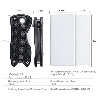 Πιρούνι γκολφ με πτυσσόμενη μεταλλική λαβή αλουμινίου, ελατήριο, εργαλείο πιρουνιού, αξεσουάρ κουρέματος γκαζόν