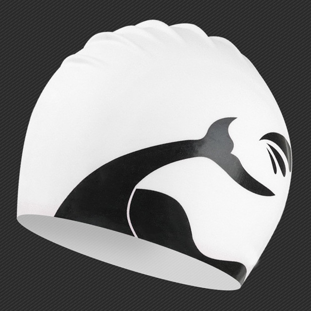 Plaukimo kepuraitė su silikonu, padidinta, patogi galvos apsauga, ausų apsauga, plaukų priežiūra, plaukimo įranga, vandeniui atspari plaukimo kepuraitė, vyrams ir moterims, kūno rengyba, plaukimas