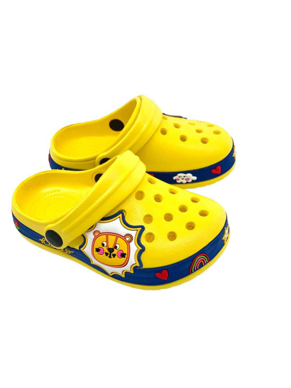 Bērnu alu apavi 2023. gada vasaras modes zēnu pludmales apavi lieliem bērnu sandales un čības meitenēm mazuļu dinozauru čības