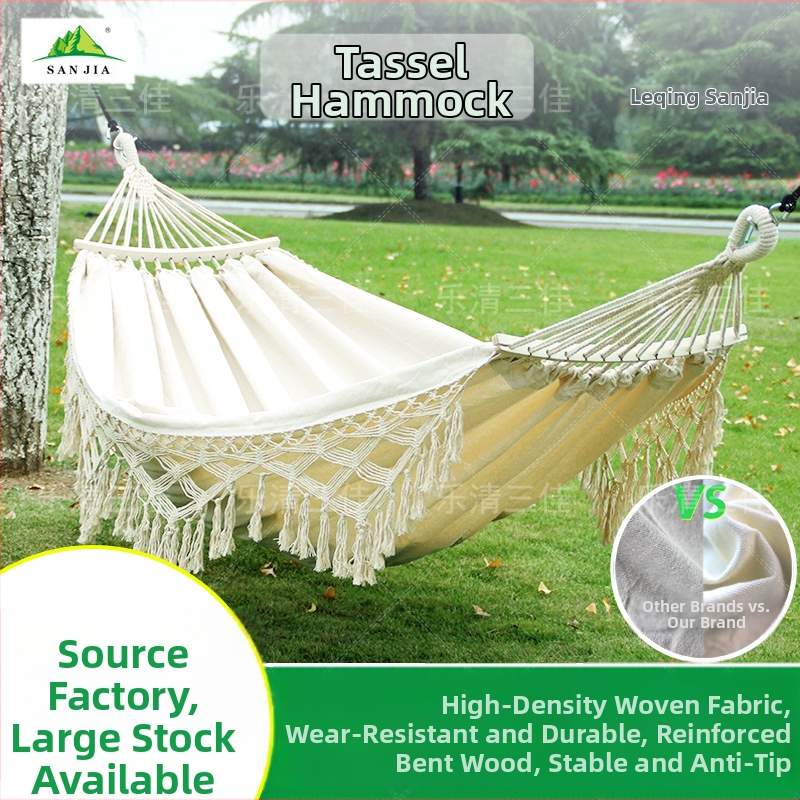 Eiropas un amerikāņu pušķu šūpuļtīkls, saliekams, ar rokām austs, šūpoles, audekls, kempings, izliekts, pārnēsājams, dubults, piekarināms krēsls, vairumtirdzniecība