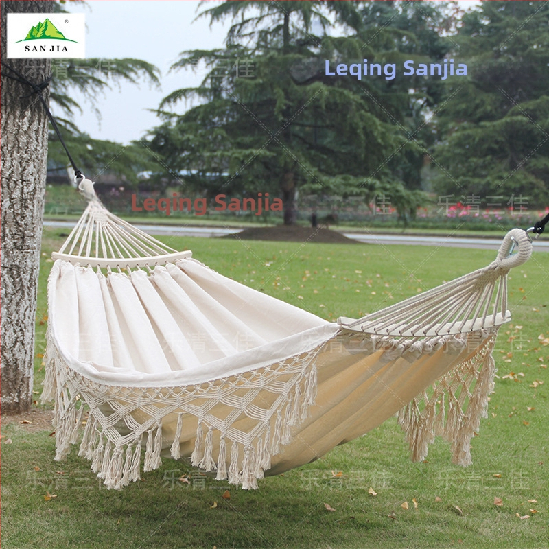 Eiropas un amerikāņu pušķu šūpuļtīkls, saliekams, ar rokām austs, šūpoles, audekls, kempings, izliekts, pārnēsājams, dubults, piekarināms krēsls, vairumtirdzniecība