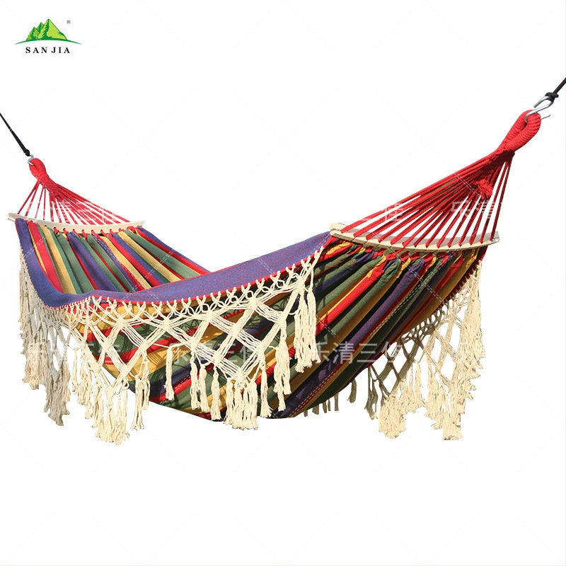 Eiropas un amerikāņu pušķu šūpuļtīkls, saliekams, ar rokām austs, šūpoles, audekls, kempings, izliekts, pārnēsājams, dubults, piekarināms krēsls, vairumtirdzniecība