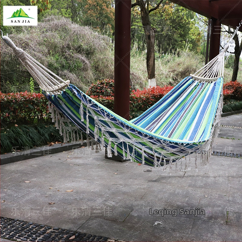 Eiropas un amerikāņu pušķu šūpuļtīkls, saliekams, ar rokām austs, šūpoles, audekls, kempings, izliekts, pārnēsājams, dubults, piekarināms krēsls, vairumtirdzniecība