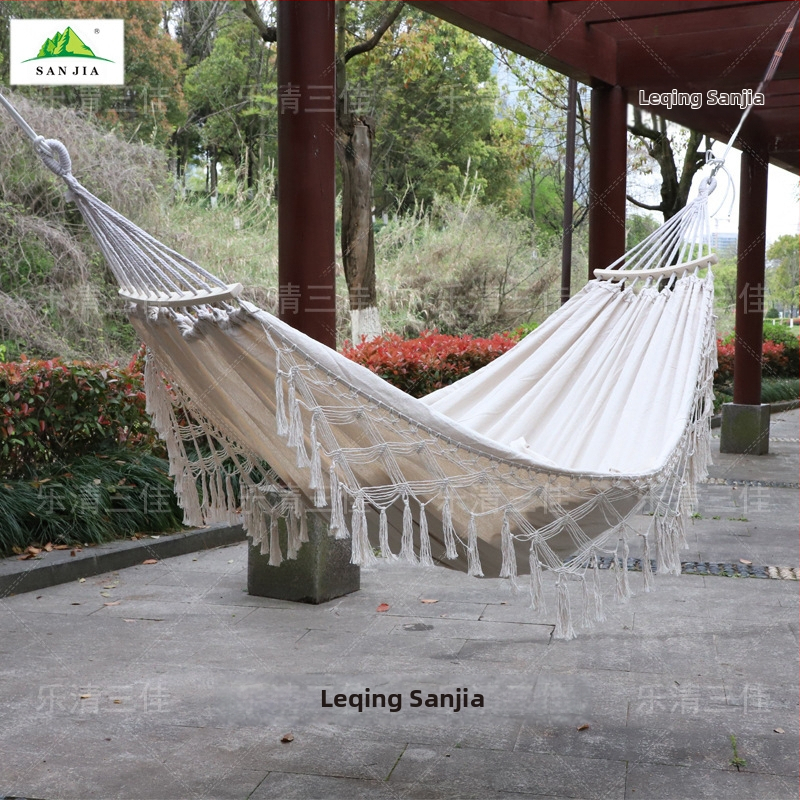 Eiropas un amerikāņu pušķu šūpuļtīkls, saliekams, ar rokām austs, šūpoles, audekls, kempings, izliekts, pārnēsājams, dubults, piekarināms krēsls, vairumtirdzniecība