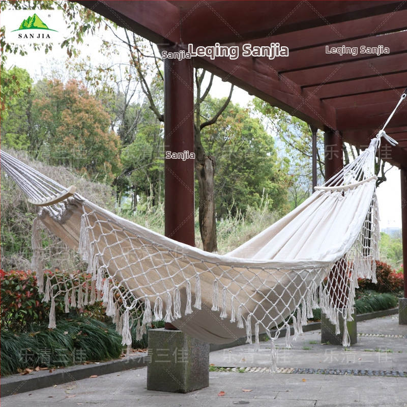 Eiropas un amerikāņu pušķu šūpuļtīkls, saliekams, ar rokām austs, šūpoles, audekls, kempings, izliekts, pārnēsājams, dubults, piekarināms krēsls, vairumtirdzniecība