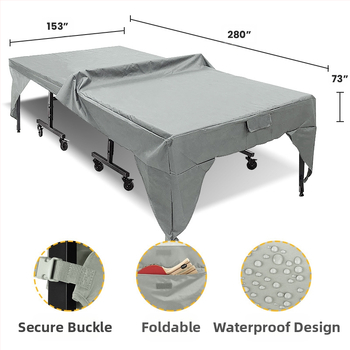 Εργοστάσιο χονδρικής εξωτερικής κάλυψης σκόνης τραπεζιού πινγκ πονγκ αυλή βεράντα αδιάβροχο αντηλιακό πλακάκι κάλυψης τραπεζιού πινγκ πονγκ