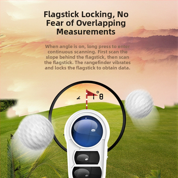 Ülitäpne välistingimustes kasutatav golfikaugusmõõtja. Ülitäpne kauguse mõõtmise instrument, sõltumatu jaam kaugusmõõtja jaoks ühe sirge juuksega.