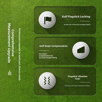 Ülitäpne välistingimustes kasutatav golfikaugusmõõtja. Ülitäpne kauguse mõõtmise instrument, sõltumatu jaam kaugusmõõtja jaoks ühe sirge juuksega.