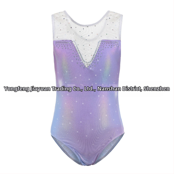 Laos Kõrge elastsusega tüdrukute võimlemisriided Balletiriided Etendusriided Tantsuriided Kitsad testitud Romper Plus