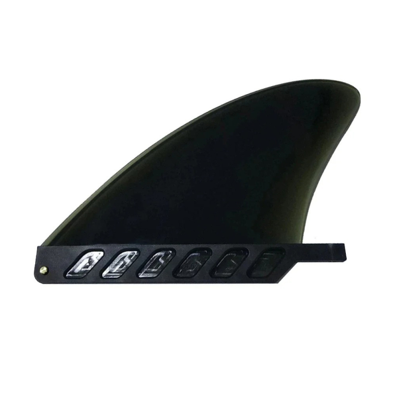 4,6 hüvelykes átlátszó, puha TPU farokkormány vadvízi, sekély vízi szörfözéshez, középső uszonyos, osztott szintű, hordozható mérleglap