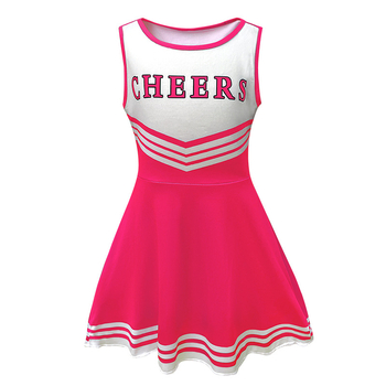 Παιδική στολή μαζορέτας για παιδιά από την Ευρώπη και την Αμερική, πεντάχρωμη, αμάνικη, ποδοσφαιρική στολή μαζορέτας με κάλτσες μαζορέτας