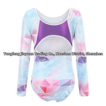 Детско облекло за гимнастика, дрехи с дълъг ръкав и бронзиращо покритие за танци, дрехи за момичета, балет, детски дрехи за гимнастика с гол гръб, дрехи за тренировки, детски клинове