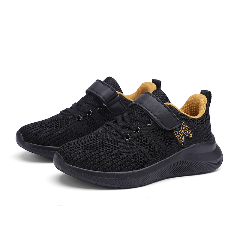 Laste võrkkangast tossud 2025. aasta kevadeks Tüdrukute jooksujalatsid Poiste vabaajajalatsid Lendkootud kingad Lendkootud tossud