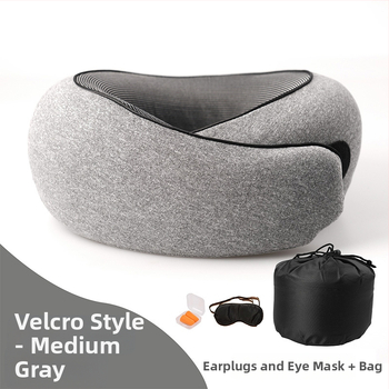 Διασυνοριακό Amazon χονδρικής υψηλής ποιότητας αφρός μνήμης μαξιλάρι σε σχήμα U μπορεί να αποθηκευτεί σε σχήμα U λαιμός μαξιλαριού για ταξίδια αεροσκαφών μαξιλάρι υπνάκο