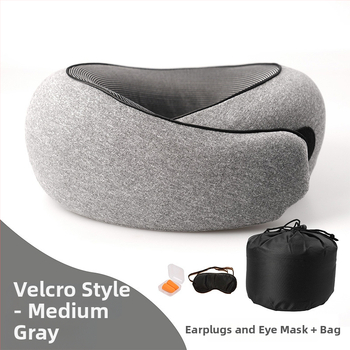 Διασυνοριακό Amazon χονδρικής υψηλής ποιότητας αφρός μνήμης μαξιλάρι σε σχήμα U μπορεί να αποθηκευτεί σε σχήμα U λαιμός μαξιλαριού για ταξίδια αεροσκαφών μαξιλάρι υπνάκο