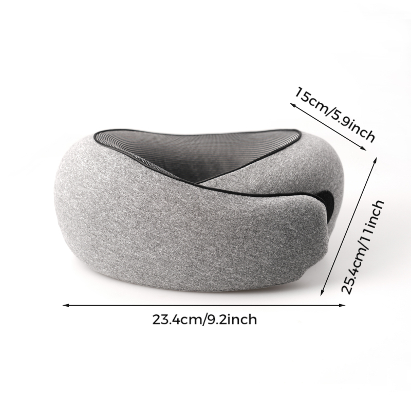 Διασυνοριακό Amazon χονδρικής υψηλής ποιότητας αφρός μνήμης μαξιλάρι σε σχήμα U μπορεί να αποθηκευτεί σε σχήμα U λαιμός μαξιλαριού για ταξίδια αεροσκαφών μαξιλάρι υπνάκο