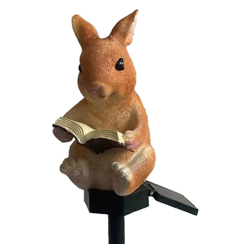 Tarpvalstybinis „Amazon“ saulės triušio lempos lauko kiemo vandeniui atsparios žemės lempos dervos amatų kraštovaizdžio lempų gamintojas