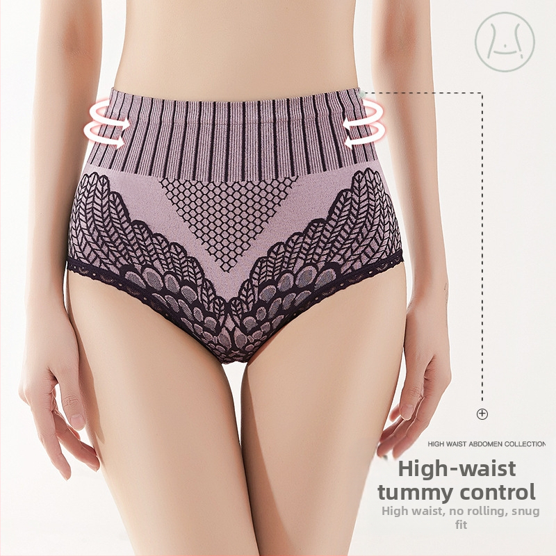 Grafeno aukšto juosmens teismo antros kartos 2.0 kelnės nėriniuotos apatinės po gimdymo pilvo formavimui plastikiniai juosmens apatiniai klubai kelnės