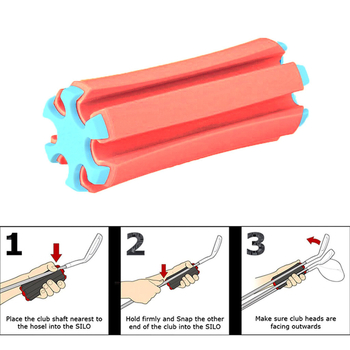 Διασυνοριακός φορέας μπαστουνιών γκολφ, βάση στήριξης μπαστουνιών γκολφ, δέκτης κλιπ στερέωσης