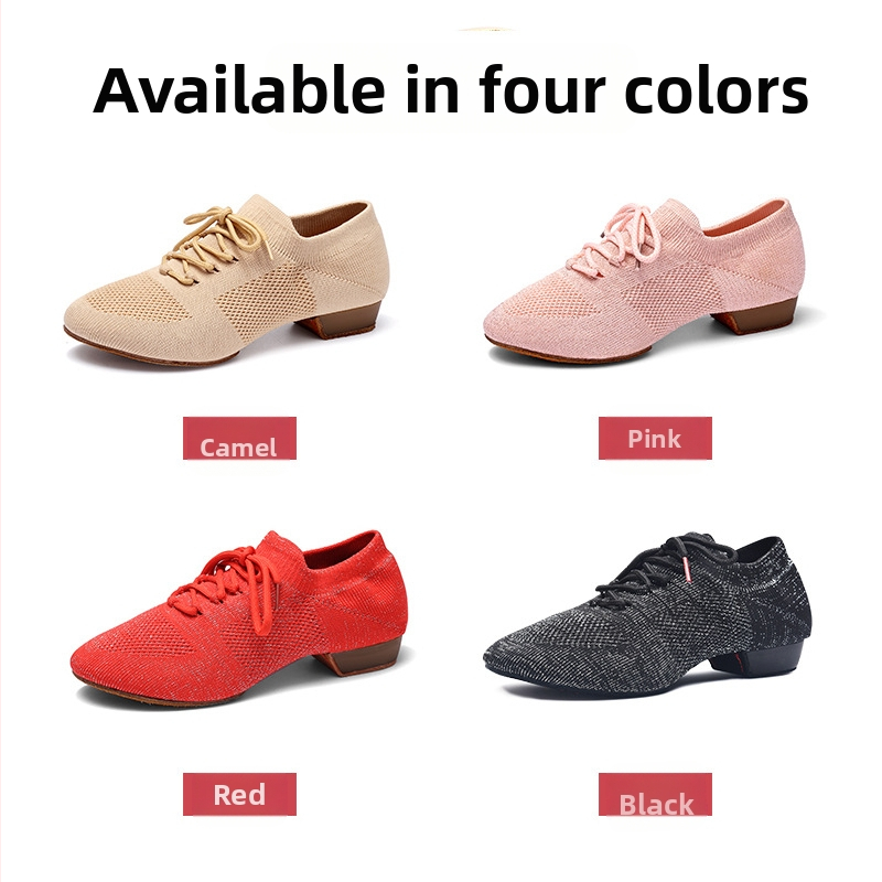 Jazzové tanečné topánky pre ženy a dospelých, priedušné baletné topánky pre učiteľov, topánky pre triedy s mäkkou podrážkou, tanečné topánky, veľkoobchodná obuv