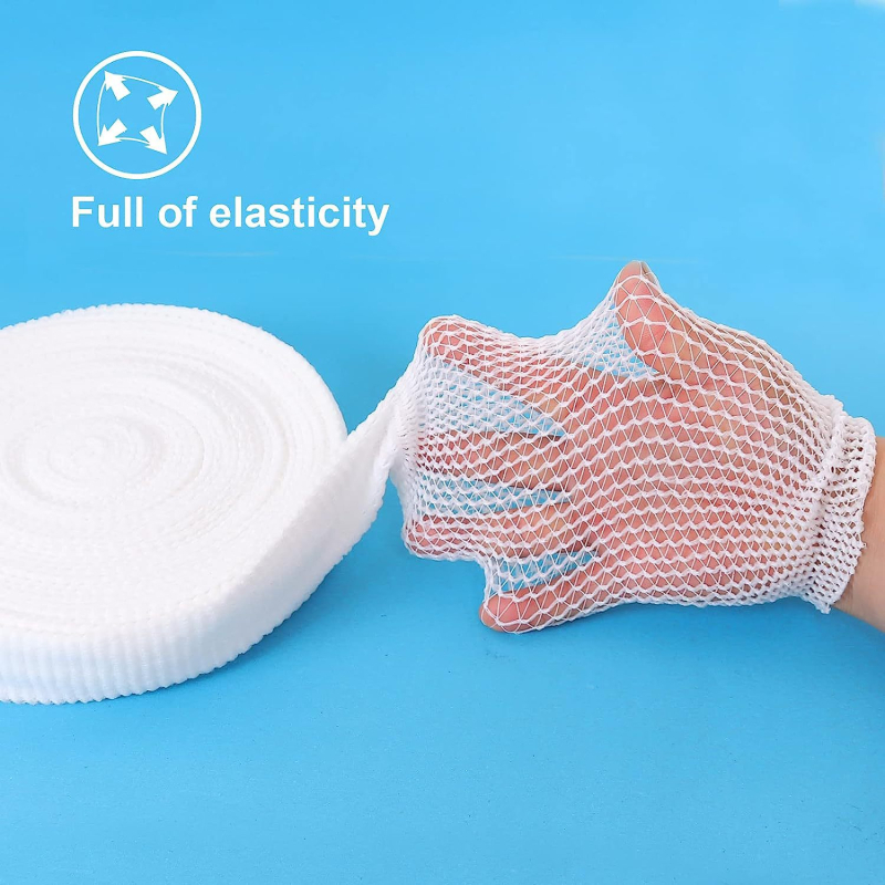 Medicininis vamzdinis tvarstis kojoms ir rankoms, elastingas, kvėpuojantis, pirmosios pagalbos tvarstis, elastingas tinklelio tvarstis