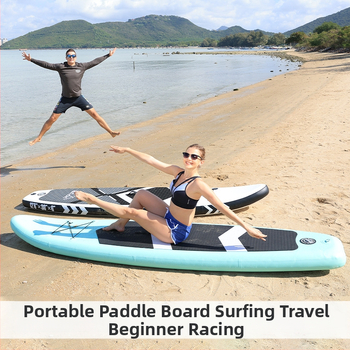 Φουσκωτή σανίδα σερφ για όρθια στάση στο νερό, αγωνιστική σανίδα ενηλίκων, 3,2 μέτρα θαλάσσιο σκι