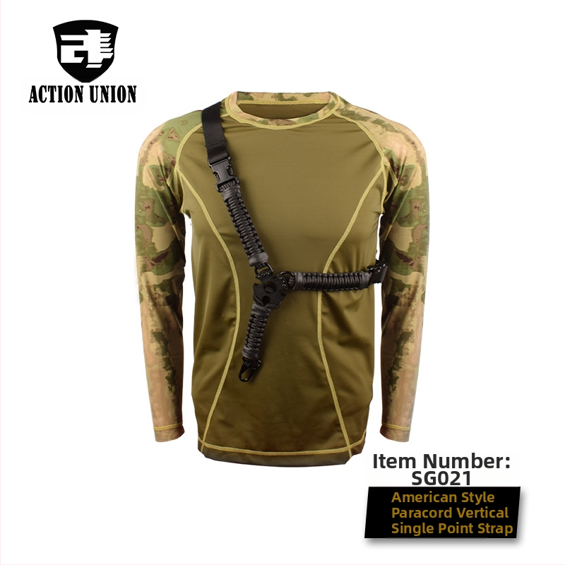 Трансгранично многофункционално американско плетено въже за чадър от Amazon, военни фенове, открито, вертикално едноточково въже, тактическа каишка