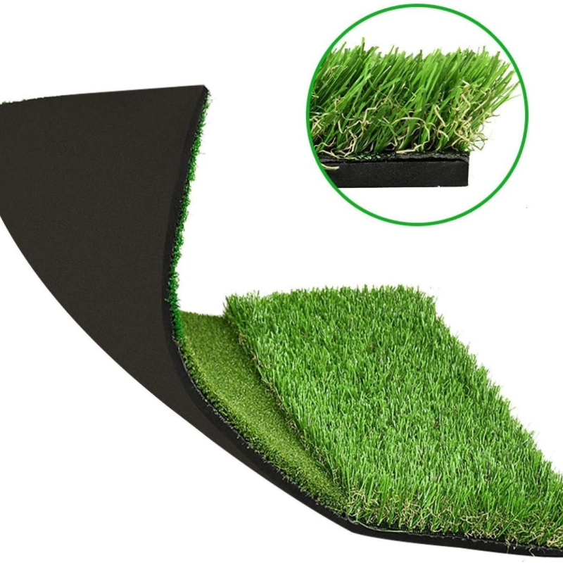 Dodávka kombinovanej golfovej odpalovacej podložky s tromi druhmi trávy, odpalovacej podložky na chipping, odpalovacej podložky na vnútorné a vonkajšie cvičenie, vysoko kvalitná golfová podložka