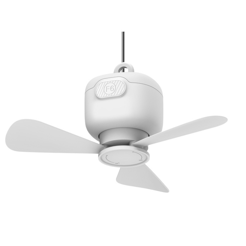 Távirányítós kis mennyezeti ventilátor, ultra csendes, nagy szél, diákhálótermi ágy töltése, kis éjszakai fény, szúnyogháló, elektromos ventilátor