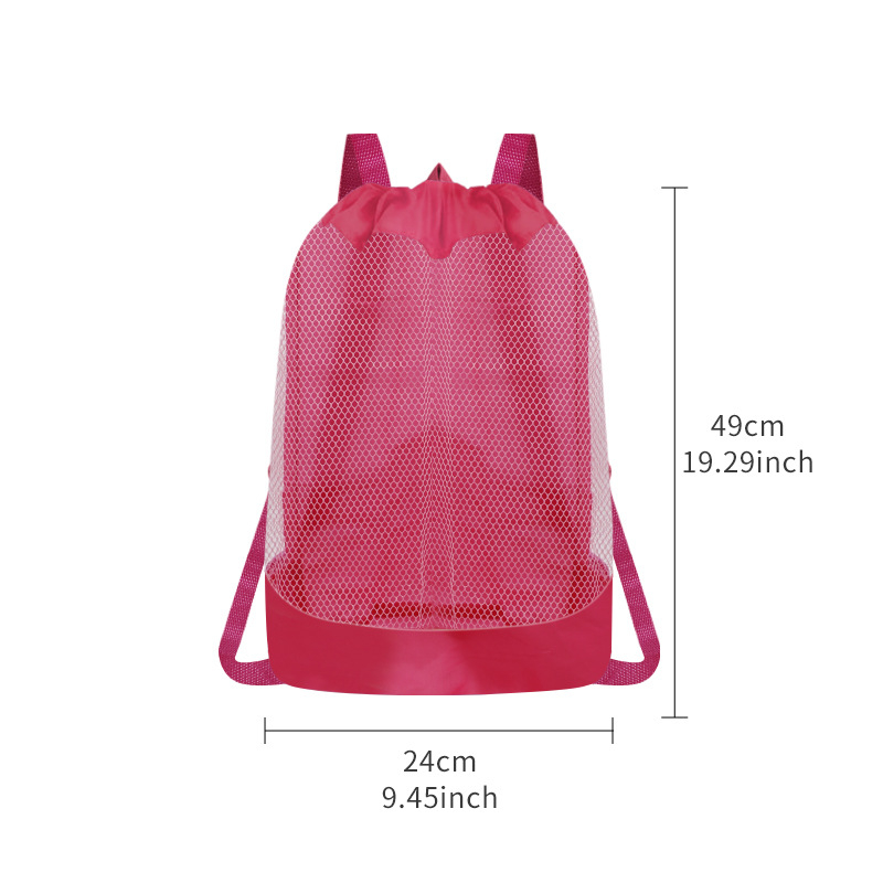 Összecsukható gyermekjáték-tároló táska, kültéri homokásó eszköz, különféle dolgok, gyors tároló hálós táska, hálós strandtáska