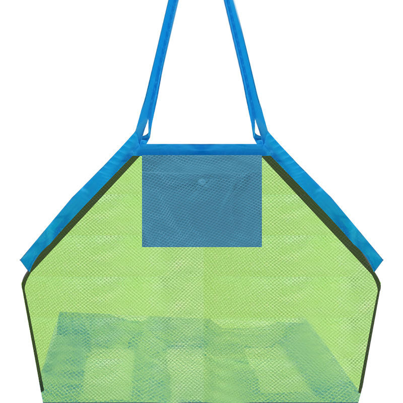 Összecsukható gyermekjáték-tároló táska, kültéri homokásó eszköz, különféle dolgok, gyors tároló hálós táska, hálós strandtáska