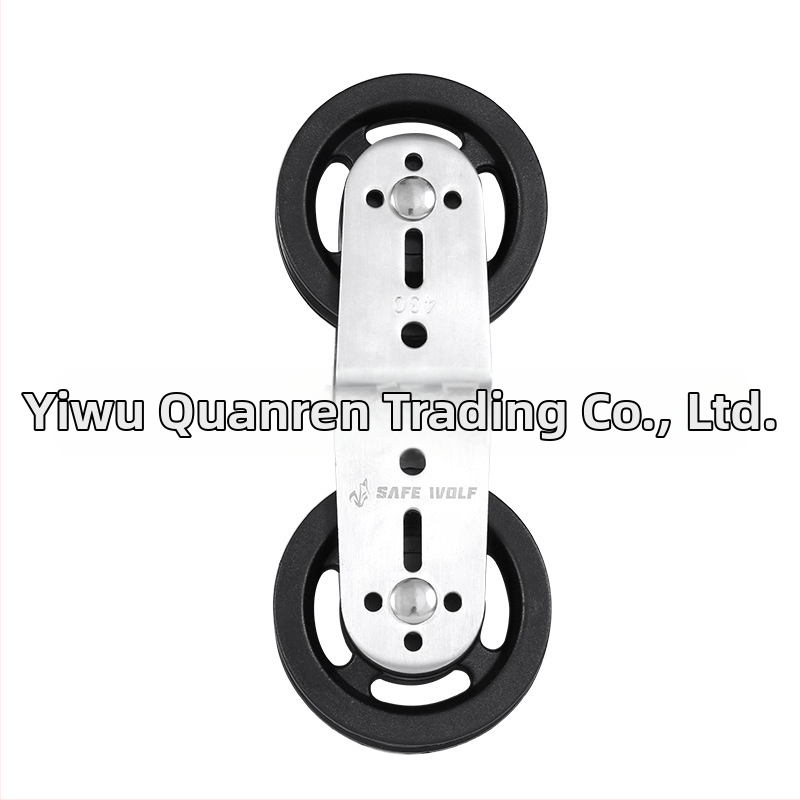 Голямо колело стоманена тел 8-образна двойна ролка фитнес оборудване само ролка/алуминиева сплав жлеб колело найлон ролка фитнес оборудване аксесоари