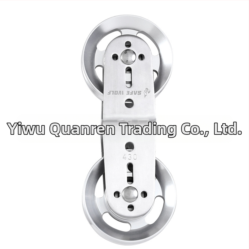 Голямо колело стоманена тел 8-образна двойна ролка фитнес оборудване само ролка/алуминиева сплав жлеб колело найлон ролка фитнес оборудване аксесоари