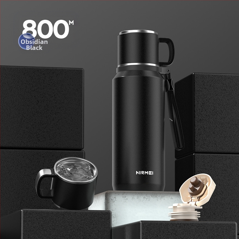 Termoskruus suure mahutavusega meeste 316 roostevabast terasest 24 uus suur pakkumine piiratud talvise hautatud tee vee eralduskannuga